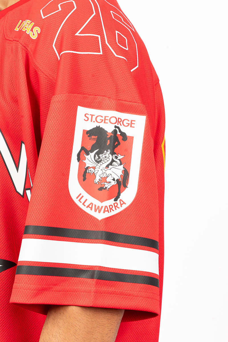 ST GEORGE ILLAWARRA DRAGONS NRL LAS VEGAS 26 GRIDIRION JERSEY - Mens