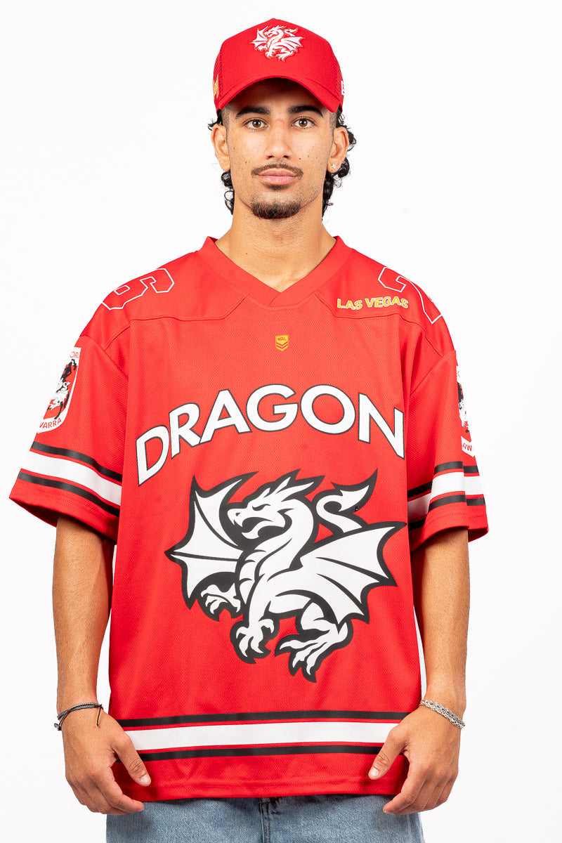 ST GEORGE ILLAWARRA DRAGONS NRL LAS VEGAS 26 GRIDIRION JERSEY - Mens