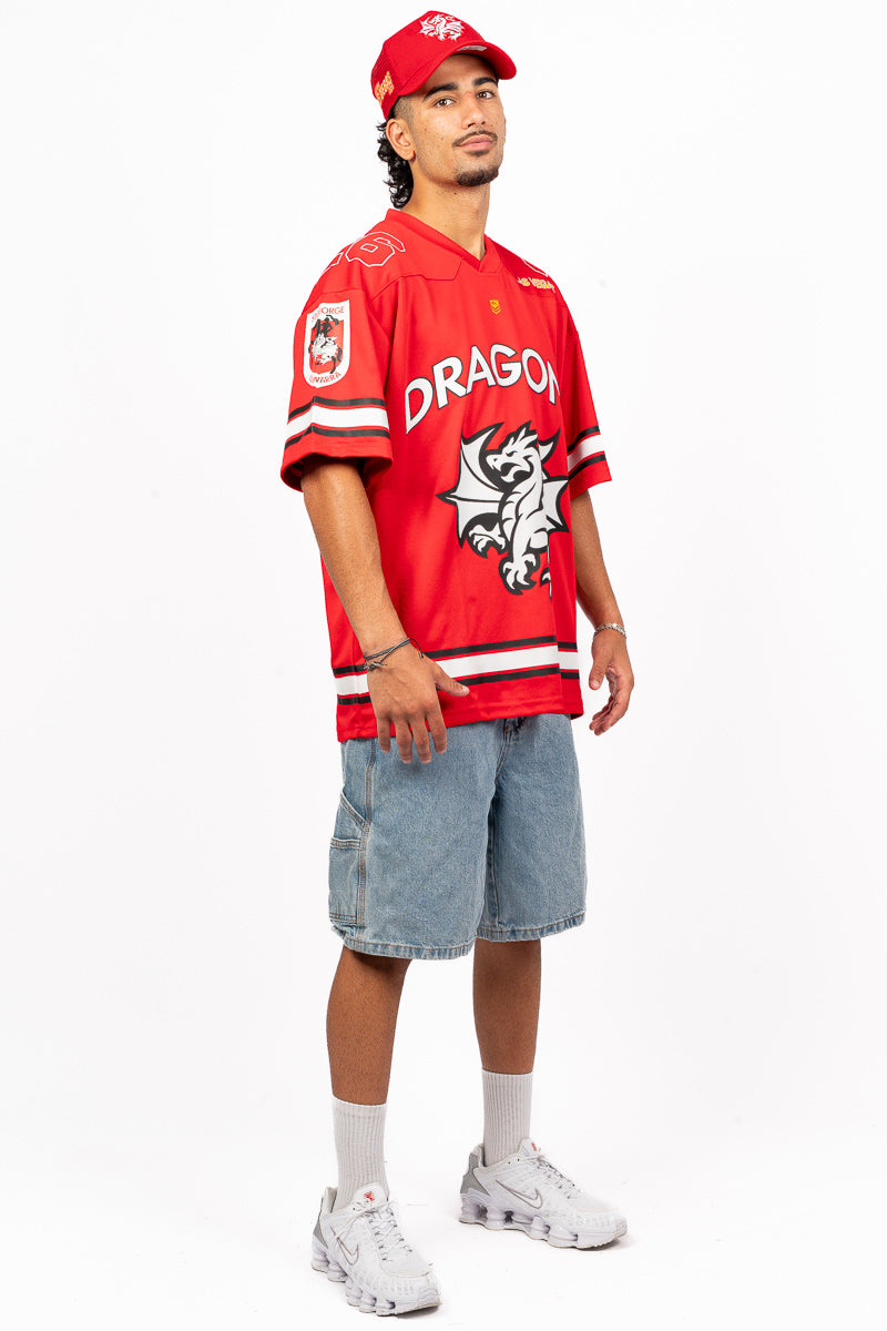 ST GEORGE ILLAWARRA DRAGONS NRL LAS VEGAS 26 GRIDIRION JERSEY - Mens