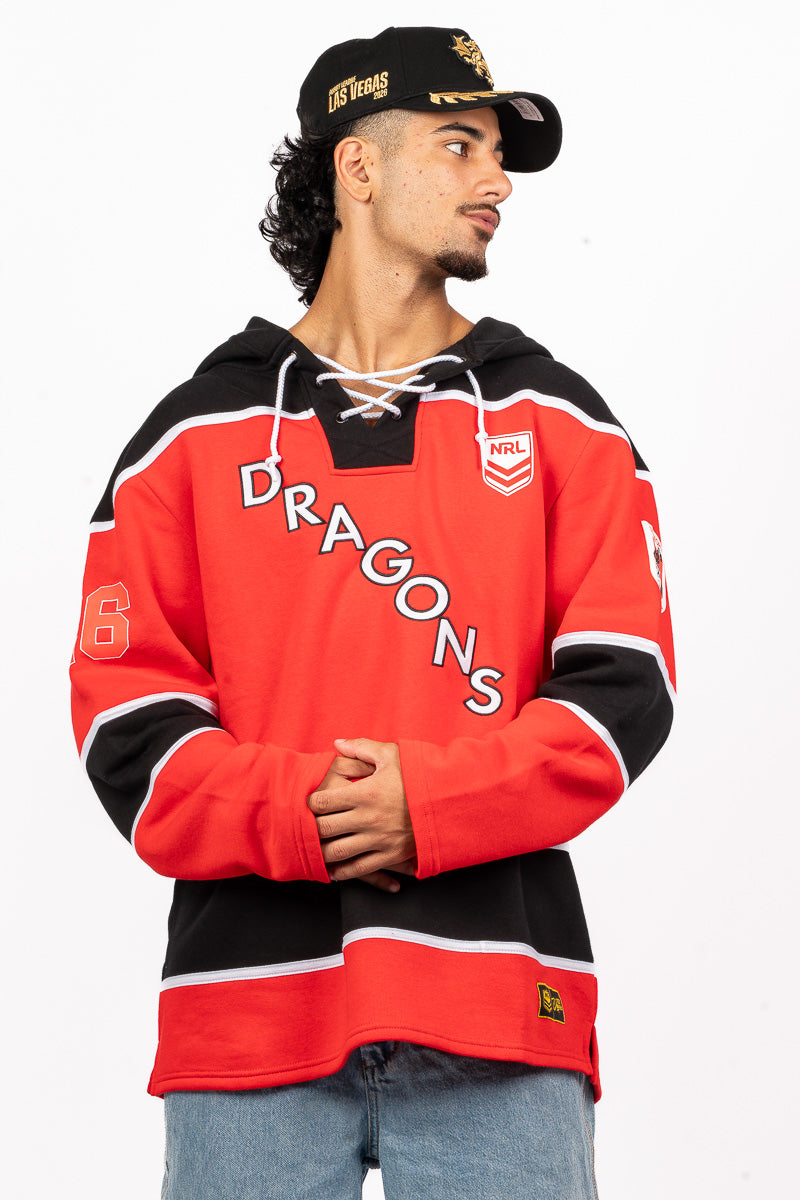 ST GEORGE ILLAWARRA DRAGONS NRL LAS VEGAS 26 HOCKEY JERSEY - Mens
