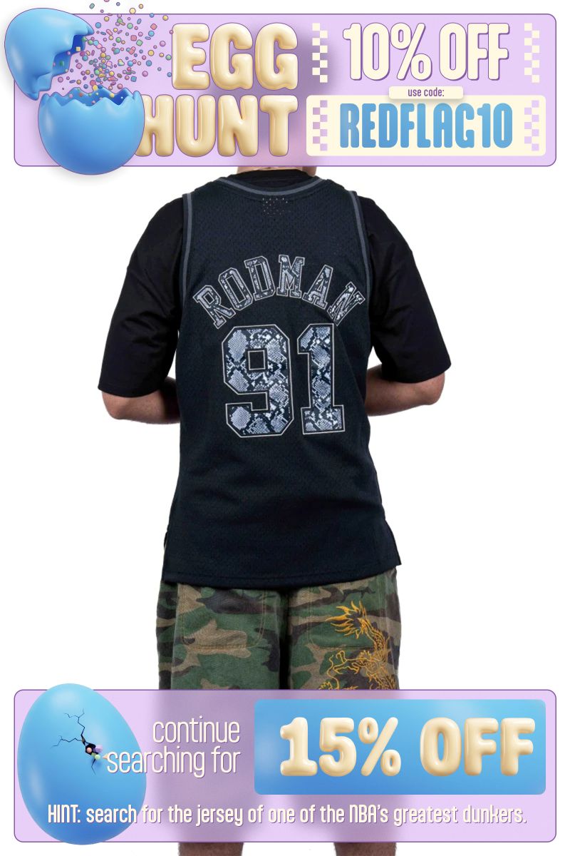 Chicago Bulls Rodman Snakeskin Jersey - Mens