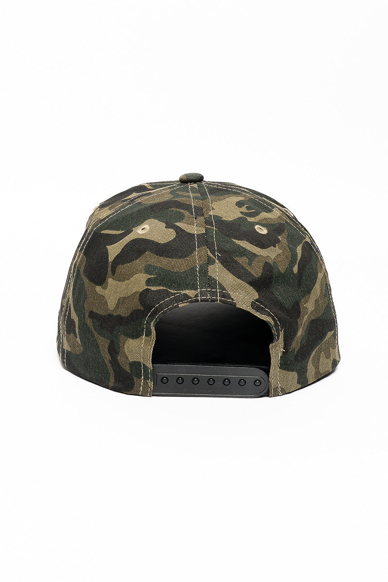 CHICAGO BULLS CAMO TEXT & STARS  CAP - Mens