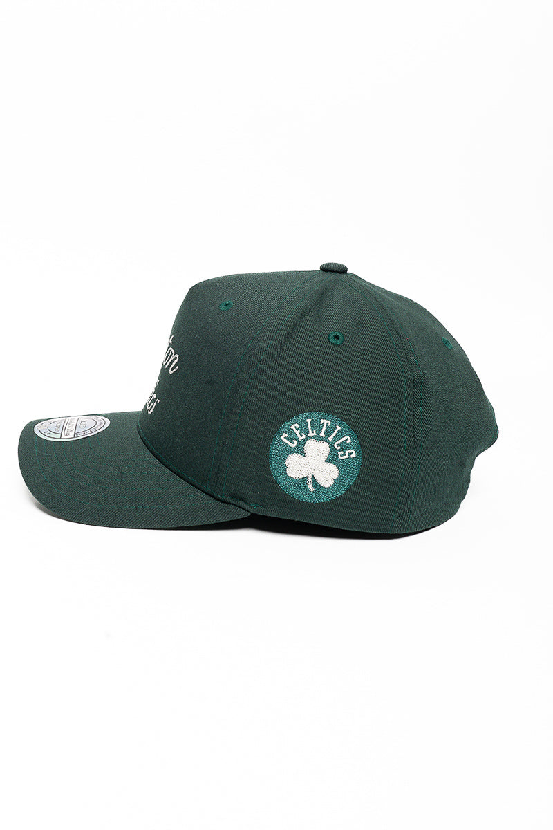BOSTON CELTICS SCRIPT CHAIN STITCH 110 CAP - Mens