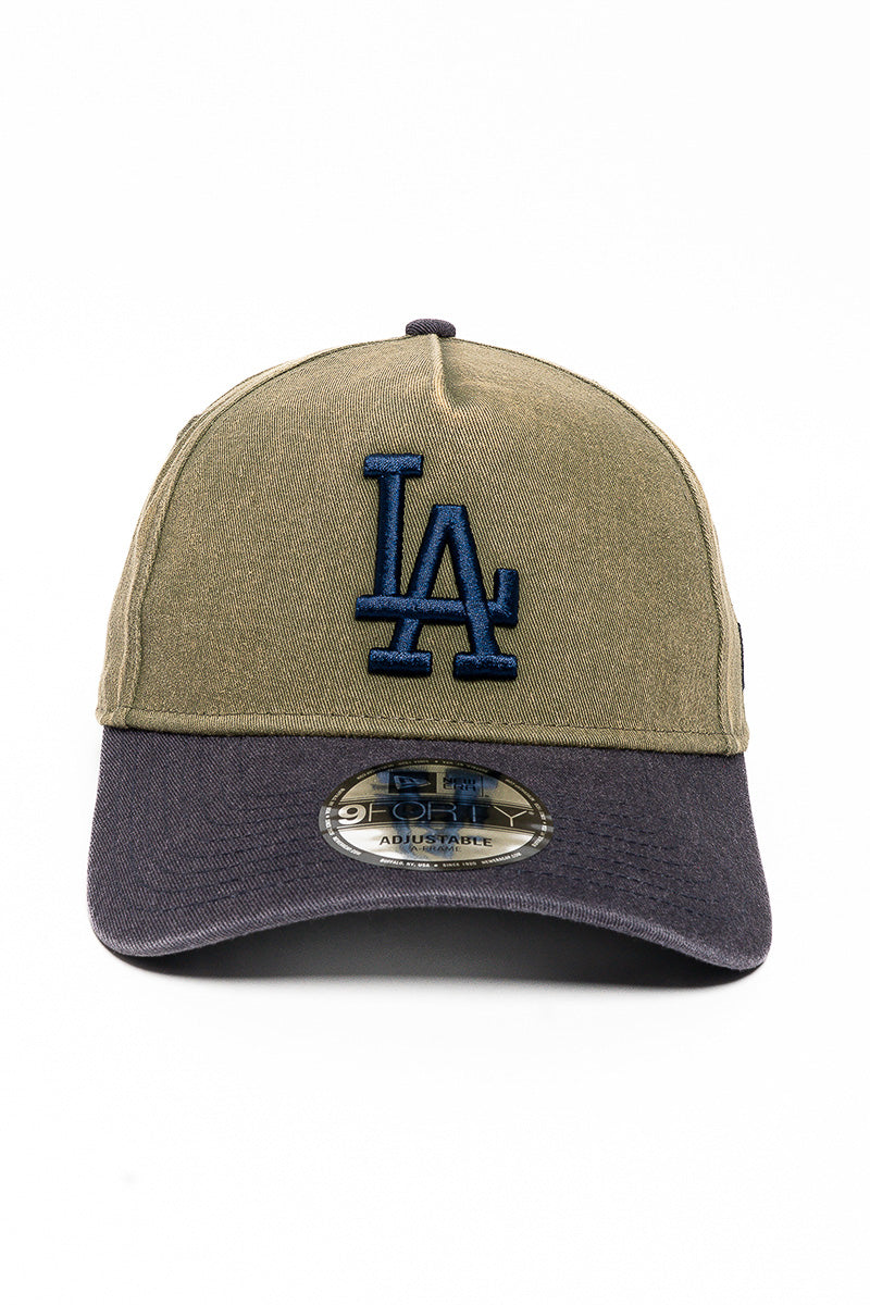LA DODGERS 940AF NEWOLIVE/NAVY WASHED  - Mens
