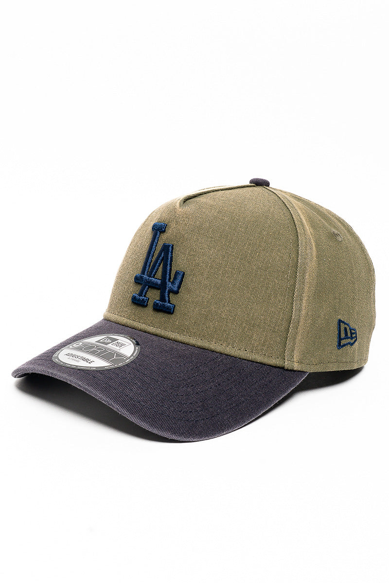 LA DODGERS 940AF NEWOLIVE/NAVY WASHED  - Mens