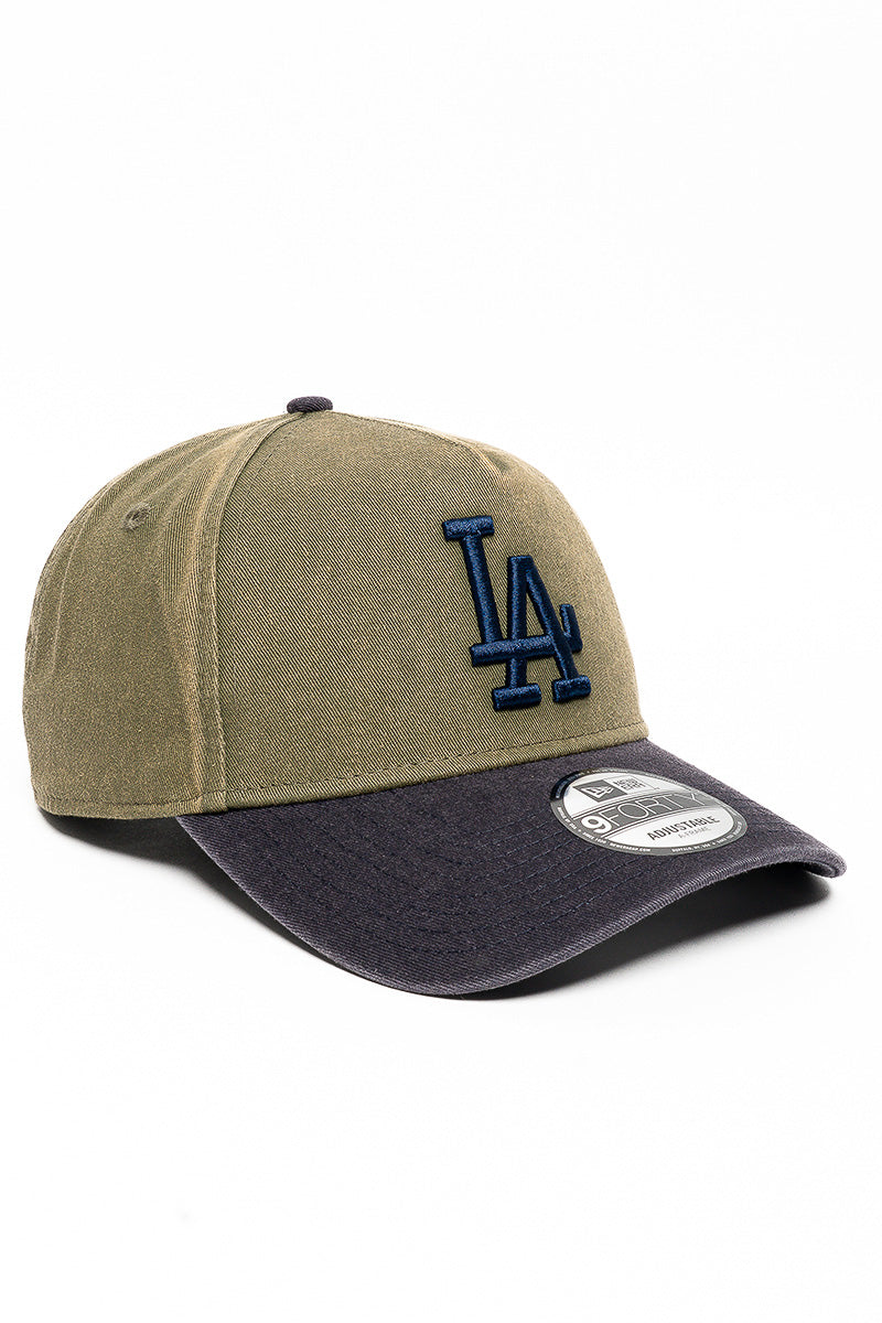 LA DODGERS 940AF NEWOLIVE/NAVY WASHED  - Mens