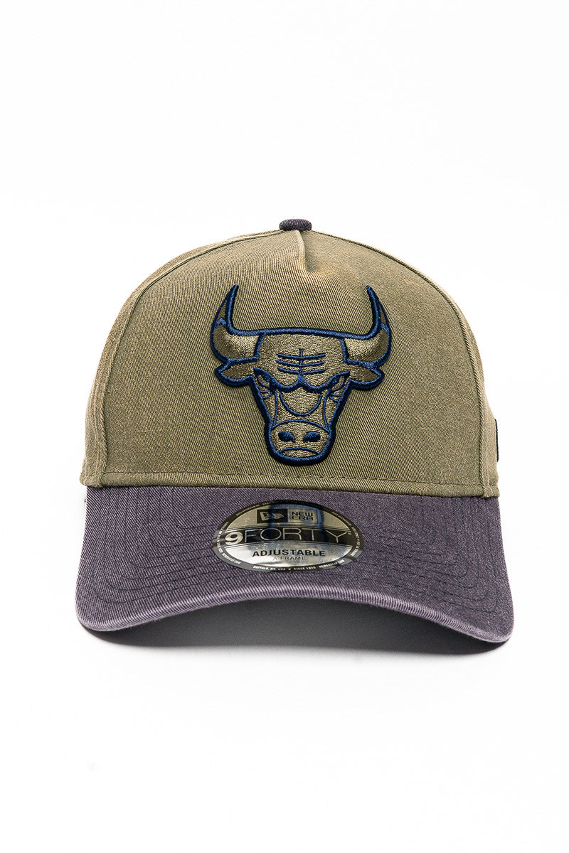 CHICAGO BULLS 940AF NEWOLIVE/NAVY WASHED  - Mens