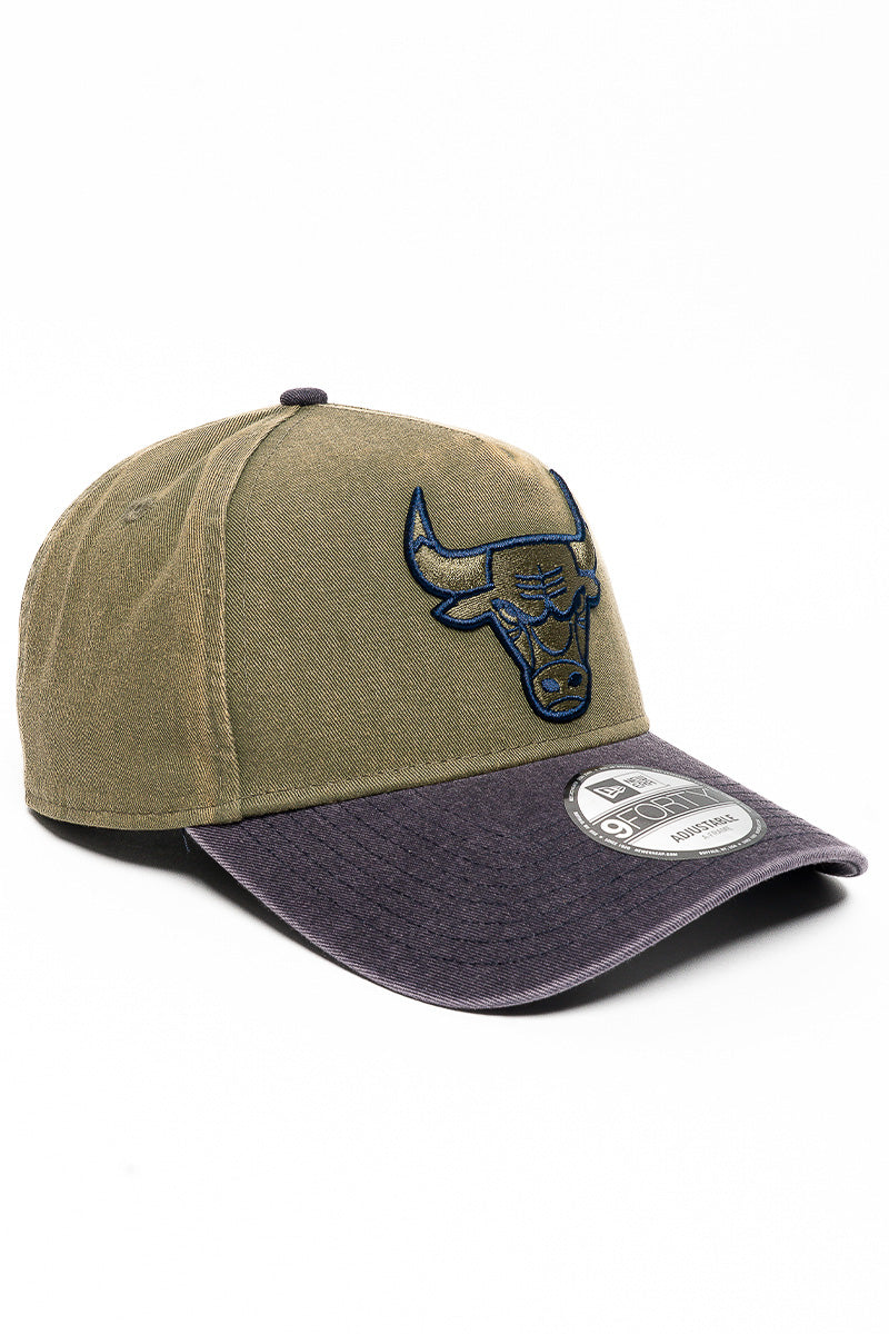 CHICAGO BULLS 940AF NEWOLIVE/NAVY WASHED  - Mens