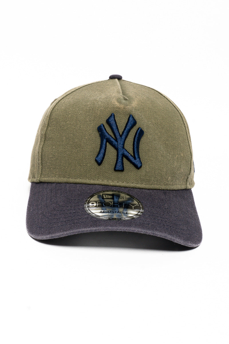 NY YANKEES 940AF NEWOLIVE/NAVY WASHED  - Mens
