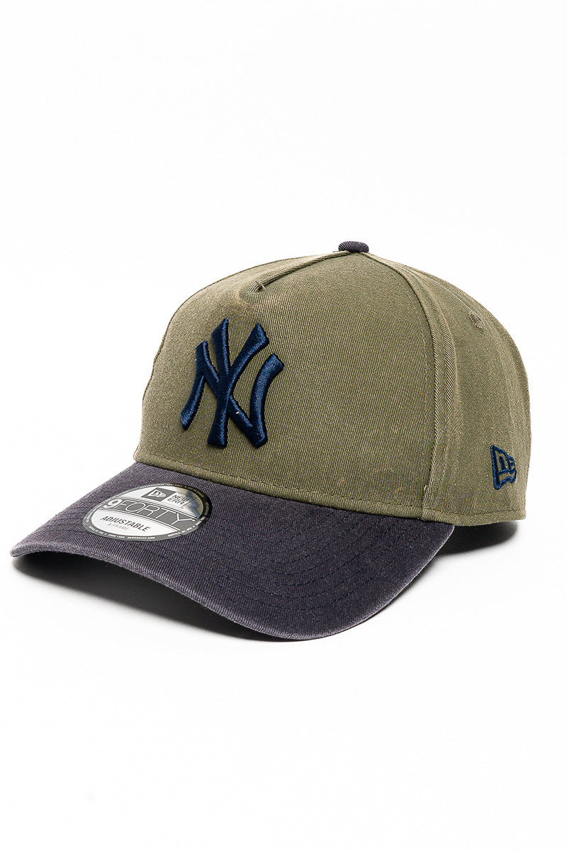 NY YANKEES 940AF NEWOLIVE/NAVY WASHED  - Mens