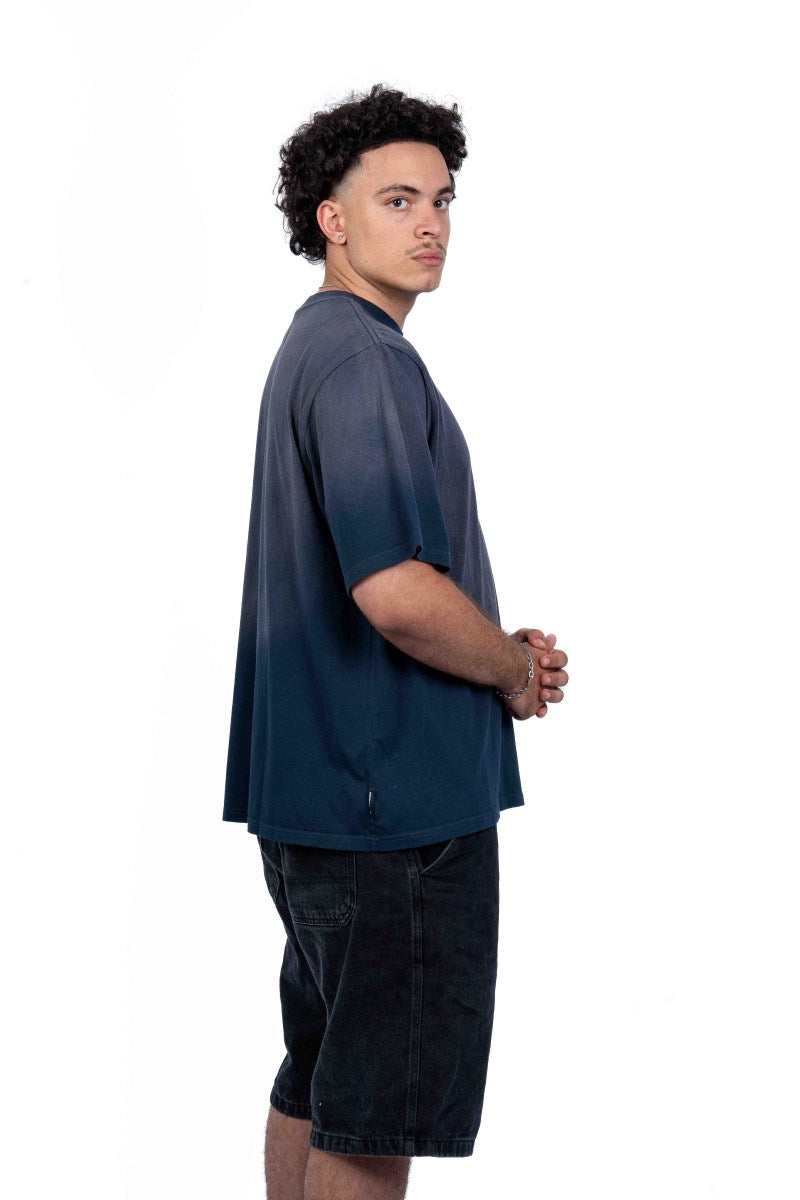 American Bodega Pocket Logo Navy Tee - Mens