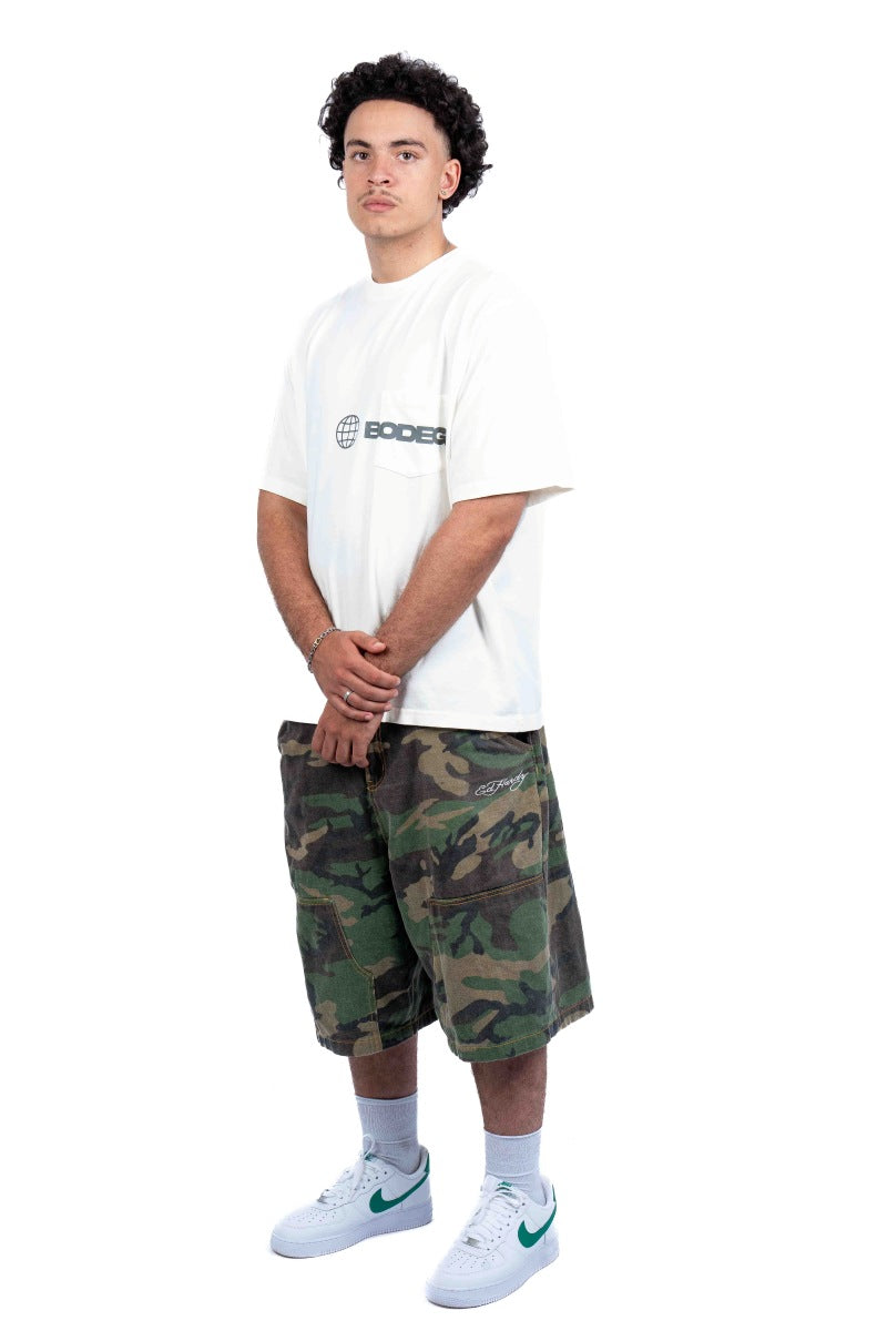 American Bodega Pocket Logo White Tee - Mens