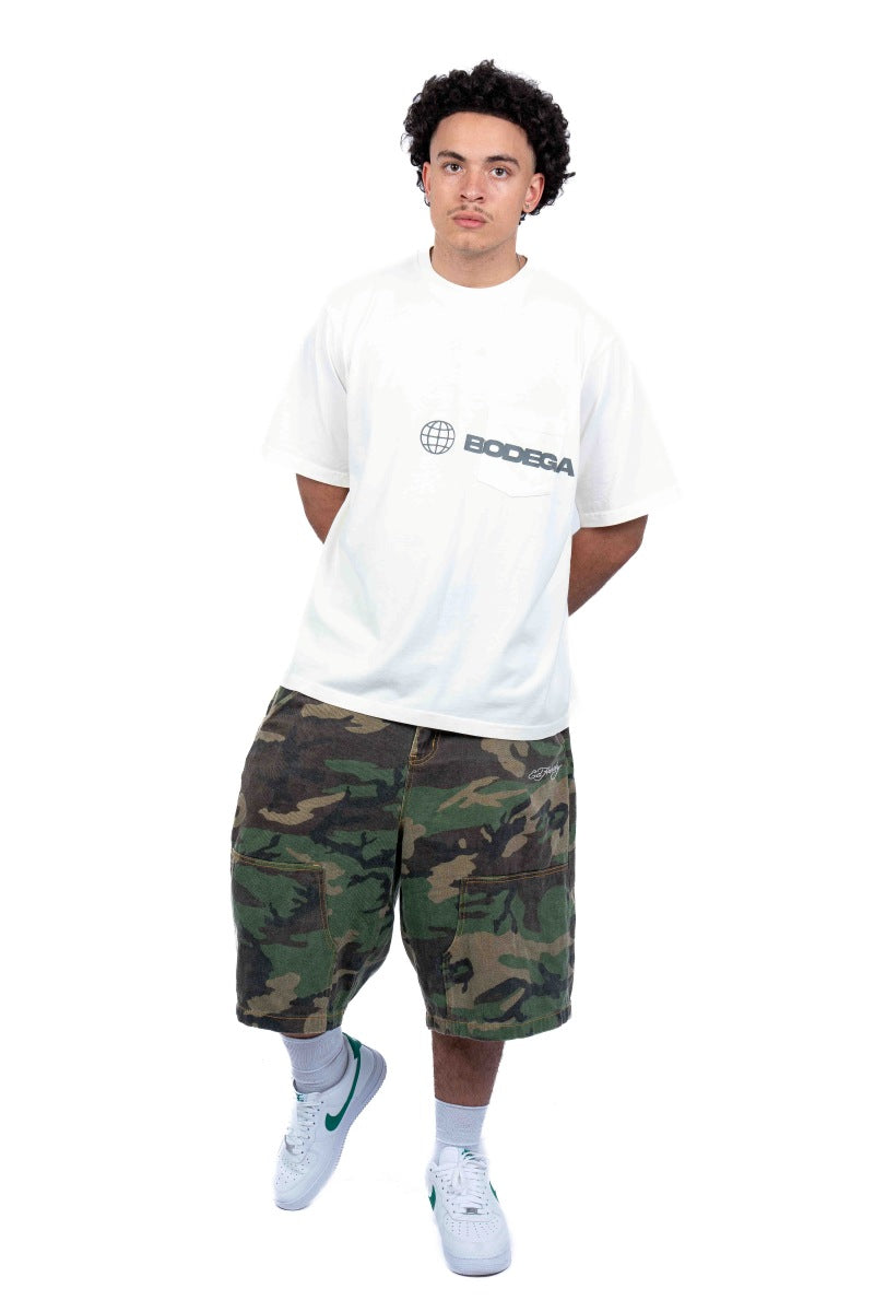 American Bodega Pocket Logo White Tee - Mens