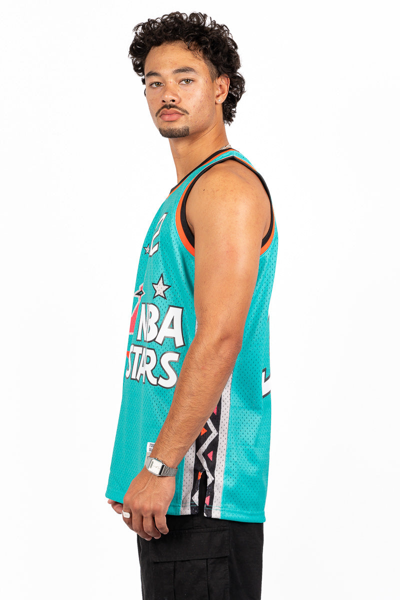 1996 ALL-STAR NBA SWINGMAN JERSEY SHAQUILLE ONEAL- TEAL MENS