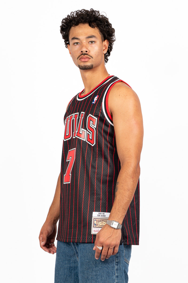 Chicago Bulls Kukoc 95-96 Hardwood Classic Swingman Jersey - Mens