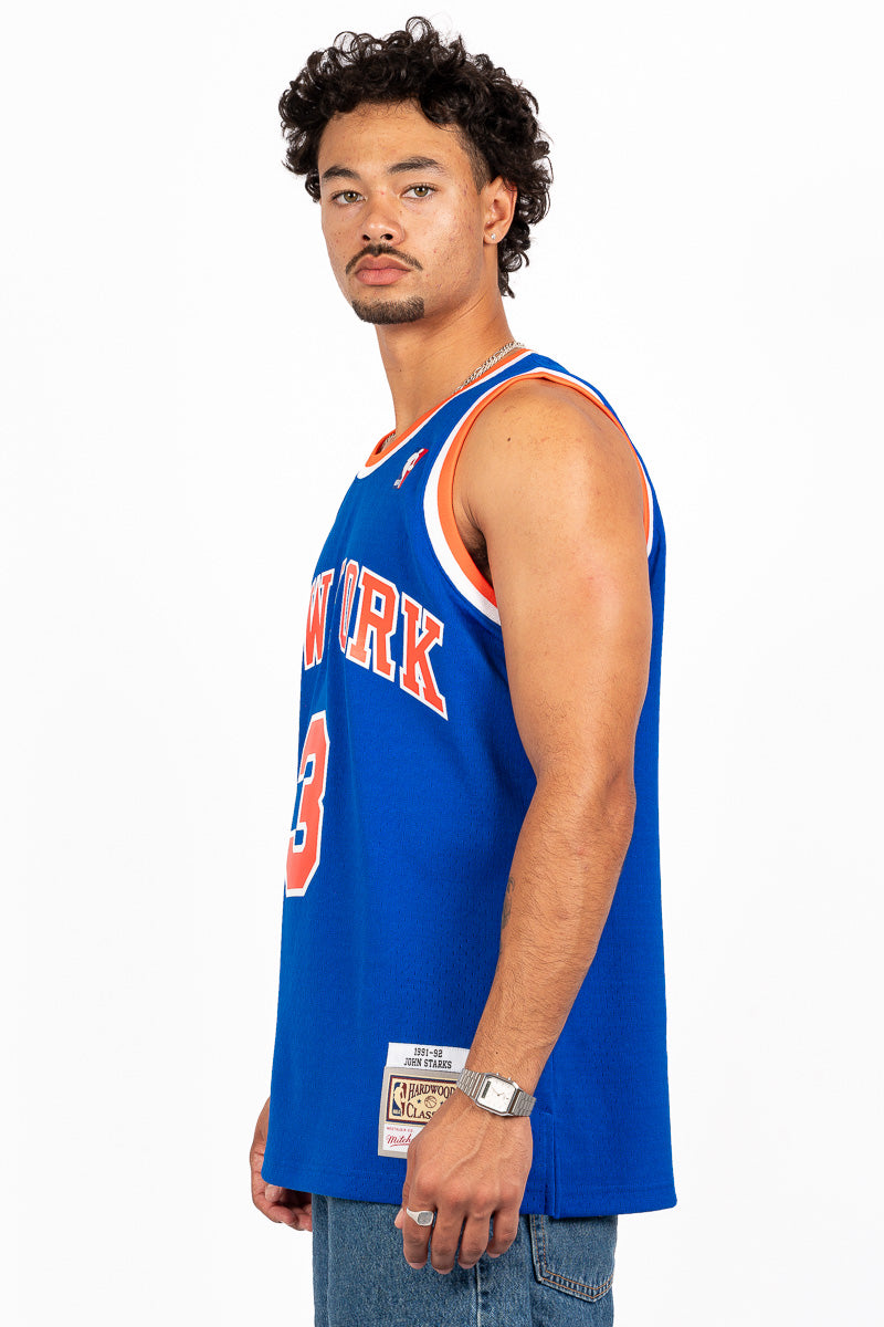 NY Knicks Starks 91-92 Hardwood Classic Swingman Jersey - Mens