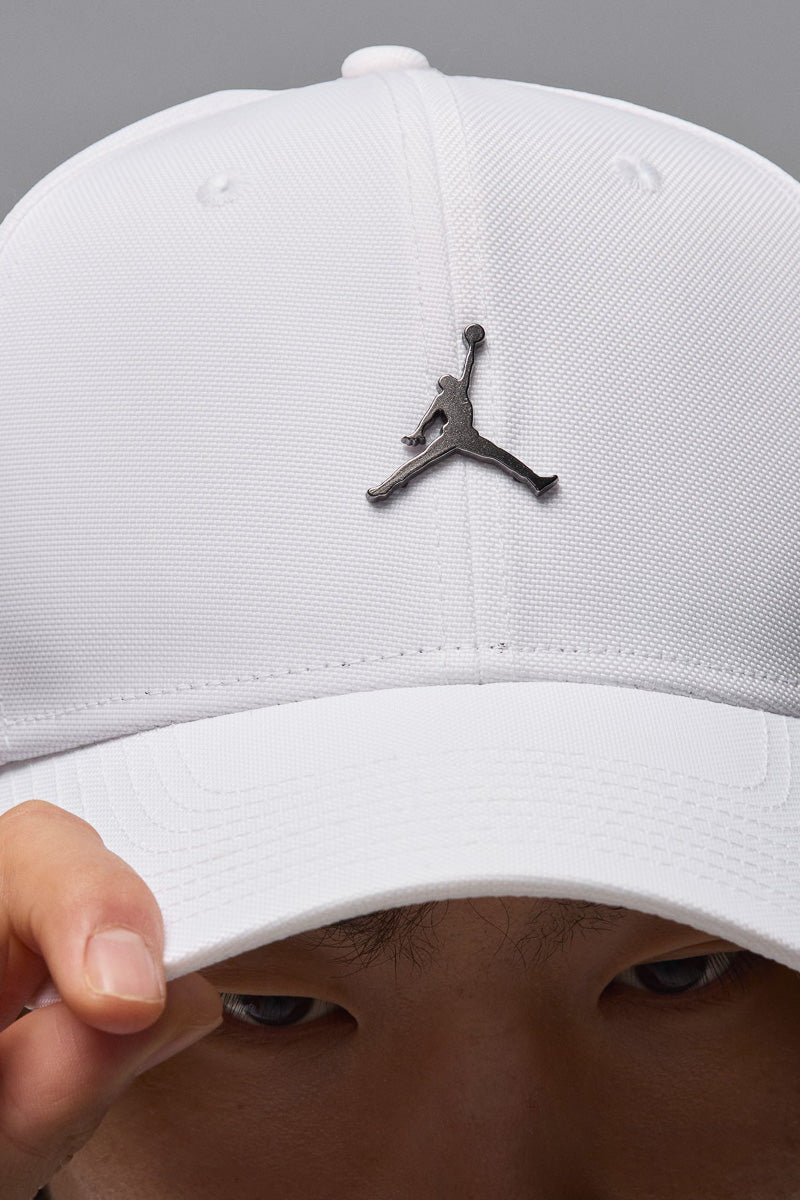 Jordan Rise Metal Jumpman White Cap