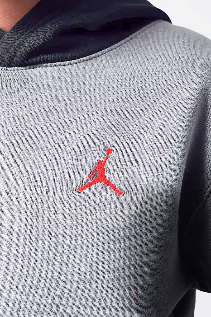 Jordan Brooklyn Smoke Grey Youth Hoodie