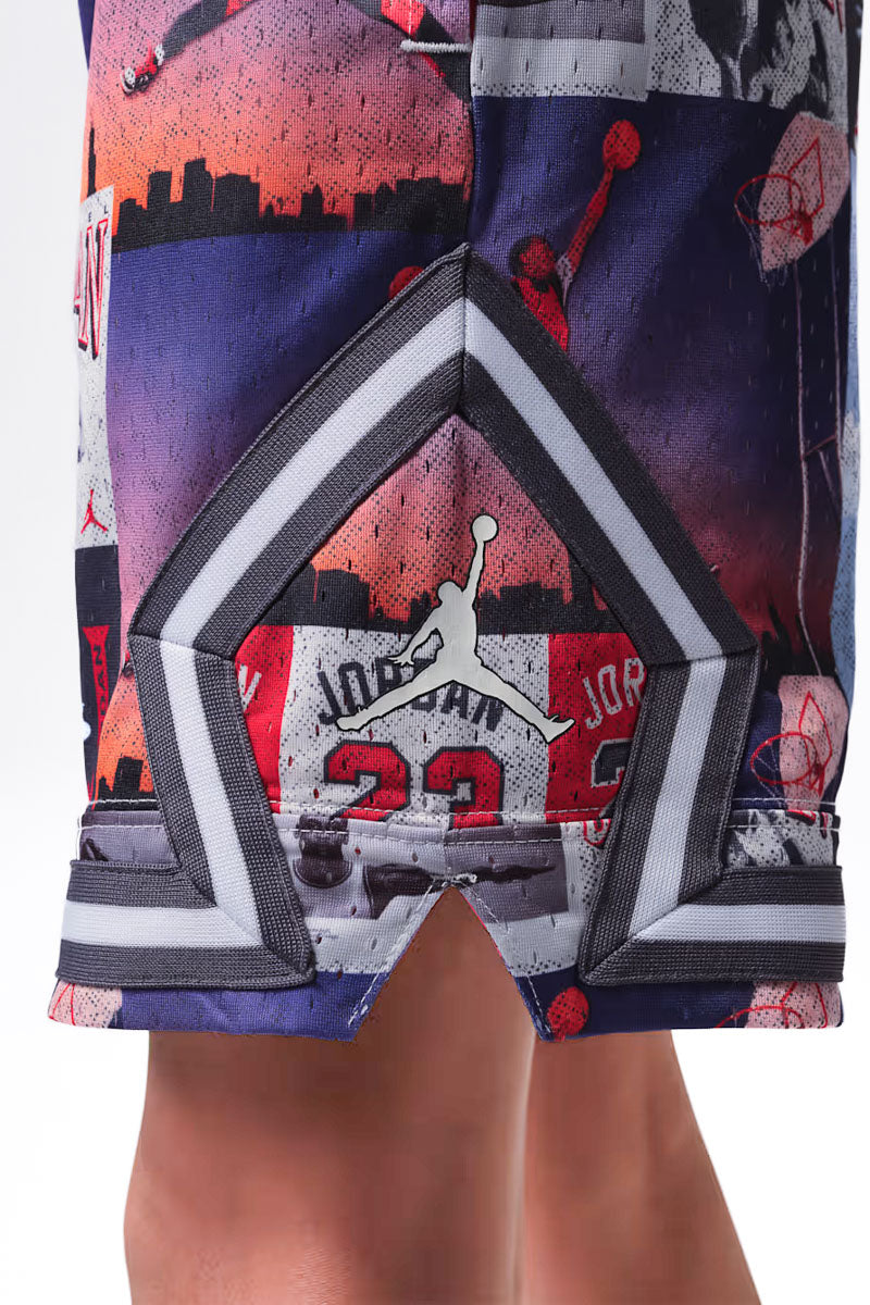 Jordan All Over Print Diamond Youth Shorts