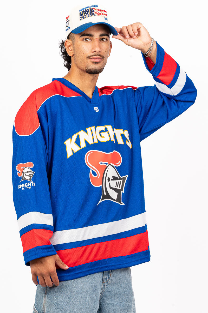 NEWCASTLE KNIGHTS NRL LAS VEGAS 26 LS JERSEY - Mens
