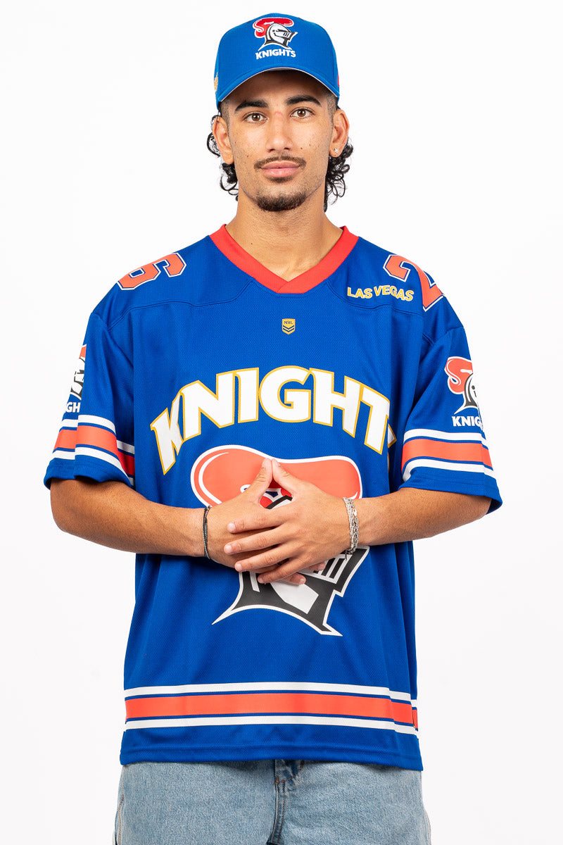 NEWCASTLE KNIGHTS NRL LAS VEGAS 26 GRIDIRON JERSEY - Mens