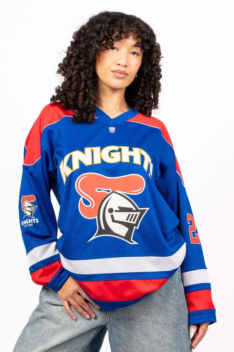 NEWCASTLE KNIGHTS NRL LAS VEGAS 26 LS JERSEY - Womens