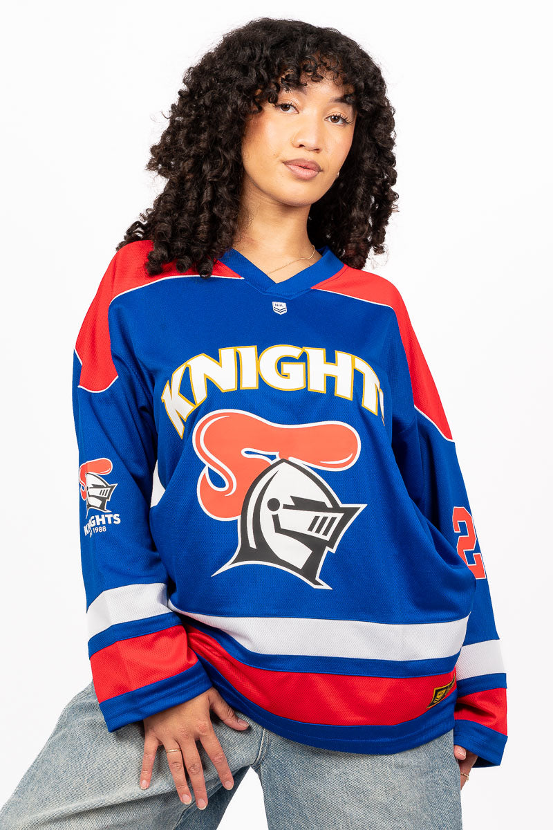 NEWCASTLE KNIGHTS NRL LAS VEGAS 26 LS JERSEY - Womens