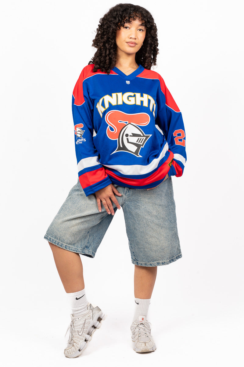 NEWCASTLE KNIGHTS NRL LAS VEGAS 26 LS JERSEY - Womens