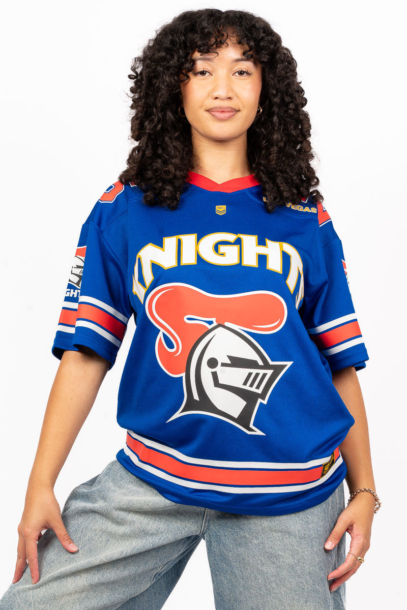 NEWCASTLE KNIGHTS NRL LAS VEGAS 26 GRIDIRON JERSEY - Womens