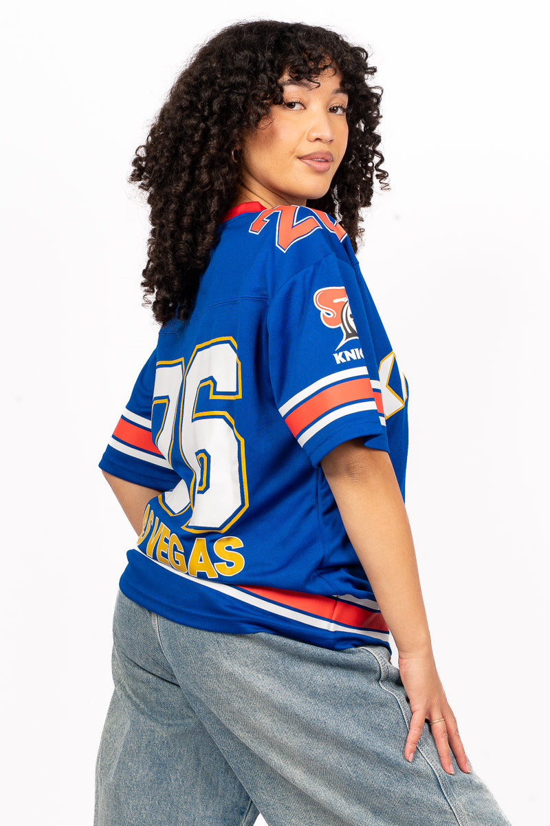 NEWCASTLE KNIGHTS NRL LAS VEGAS 26 GRIDIRON JERSEY - Womens