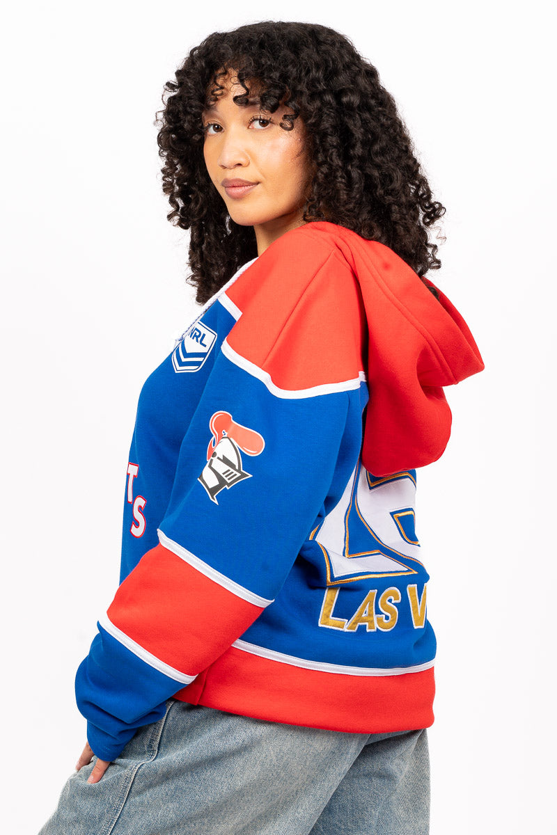 NEWCASTLE KNIGHTS NRL LAS VEGAS 26 HOCKEY JERSEY - Womens