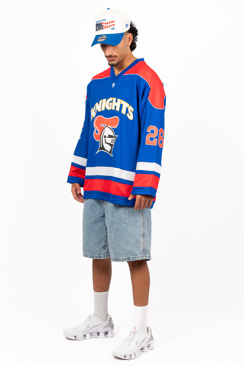 NEWCASTLE KNIGHTS NRL LAS VEGAS 26 LS JERSEY - Mens