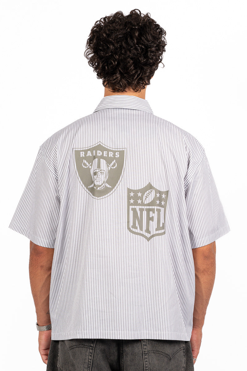 Las Vegas Raiders Graphic Boxy Stripe Shirt