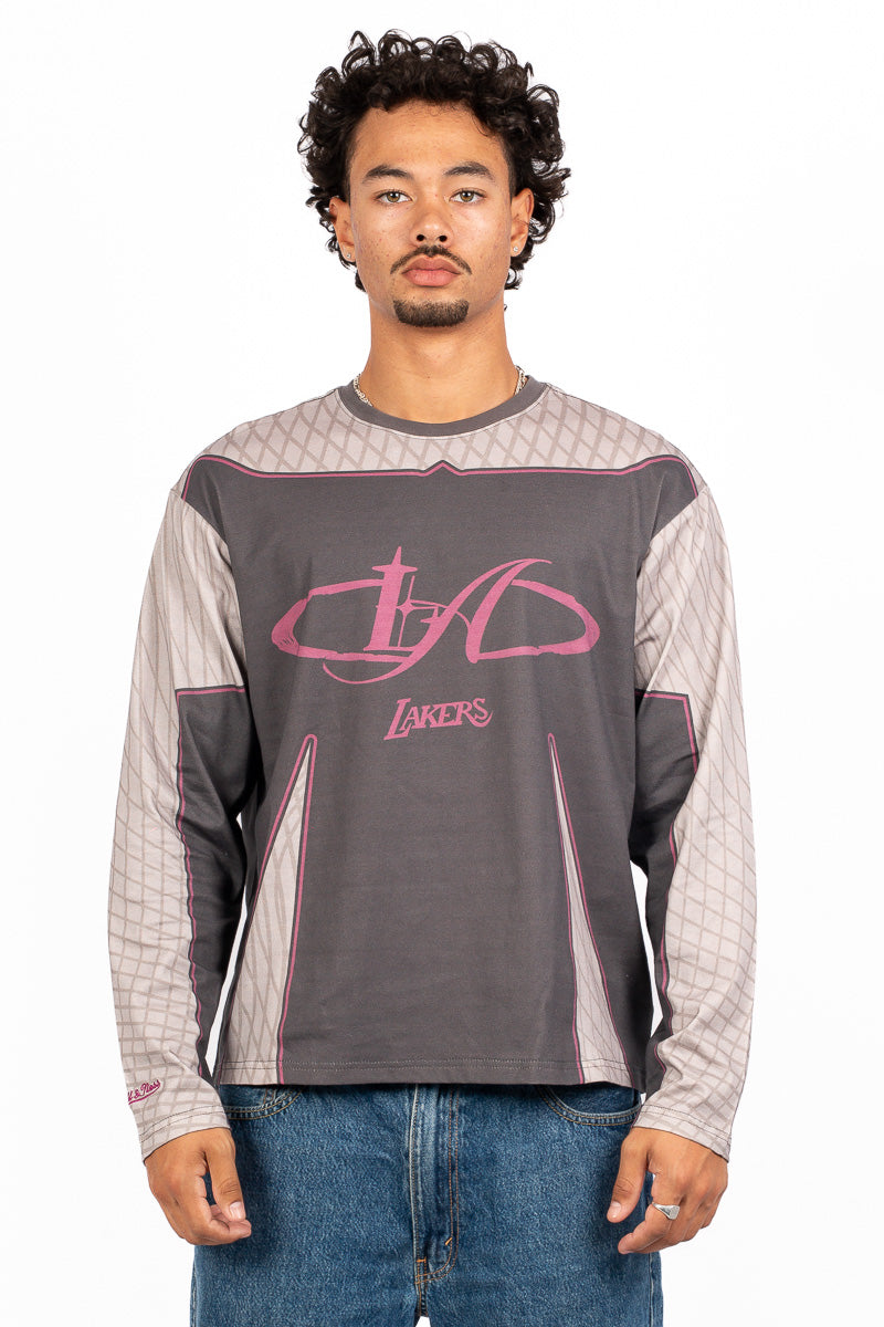 LA Lakers Festival Long-Sleeve Shirt - Mens
