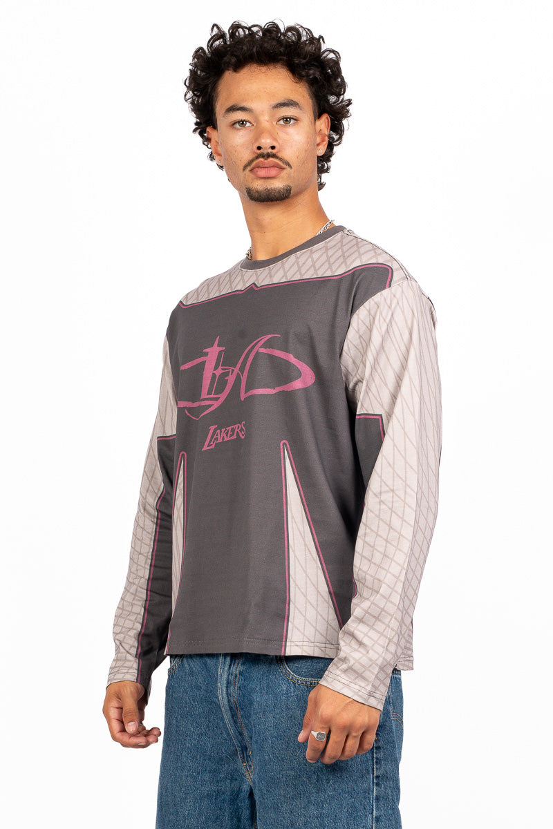 LA Lakers Festival Long-Sleeve Jersey - Mens