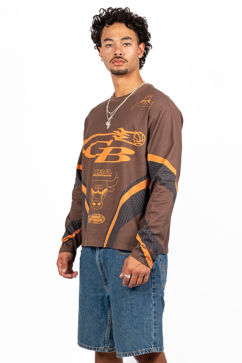Chicago Bulls Festival Long-Sleeve Shirt - Mens