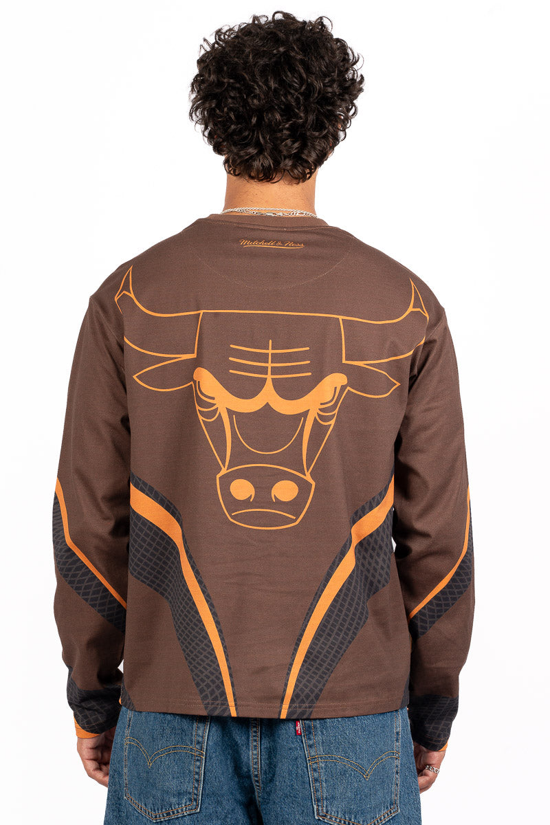 Chicago Bulls Festival Long-Sleeve Shirt - Mens