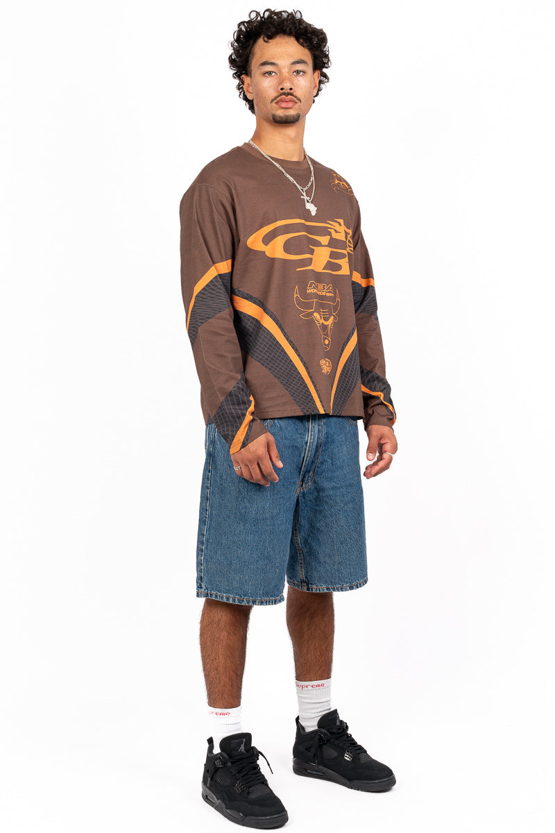 Chicago Bulls Festival Long-Sleeve Jersey - Mens