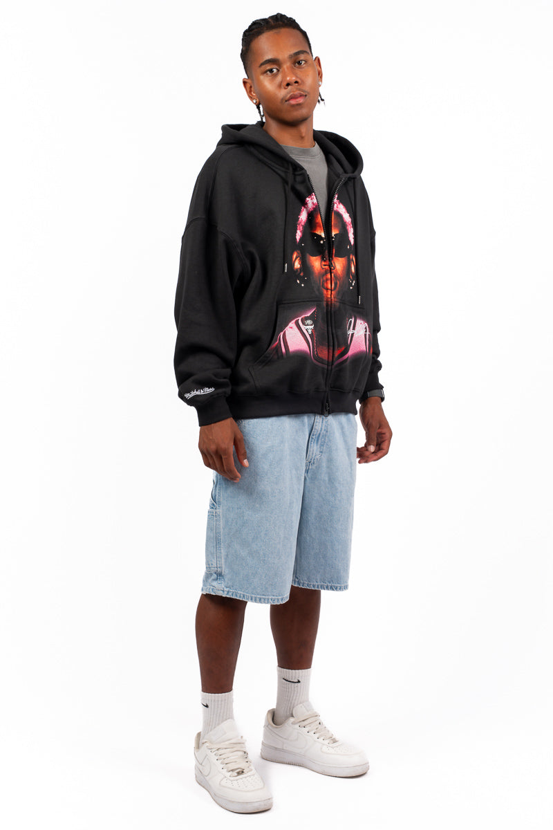 Chicago Bulls Rodman Glare Zip-Up Hoodie