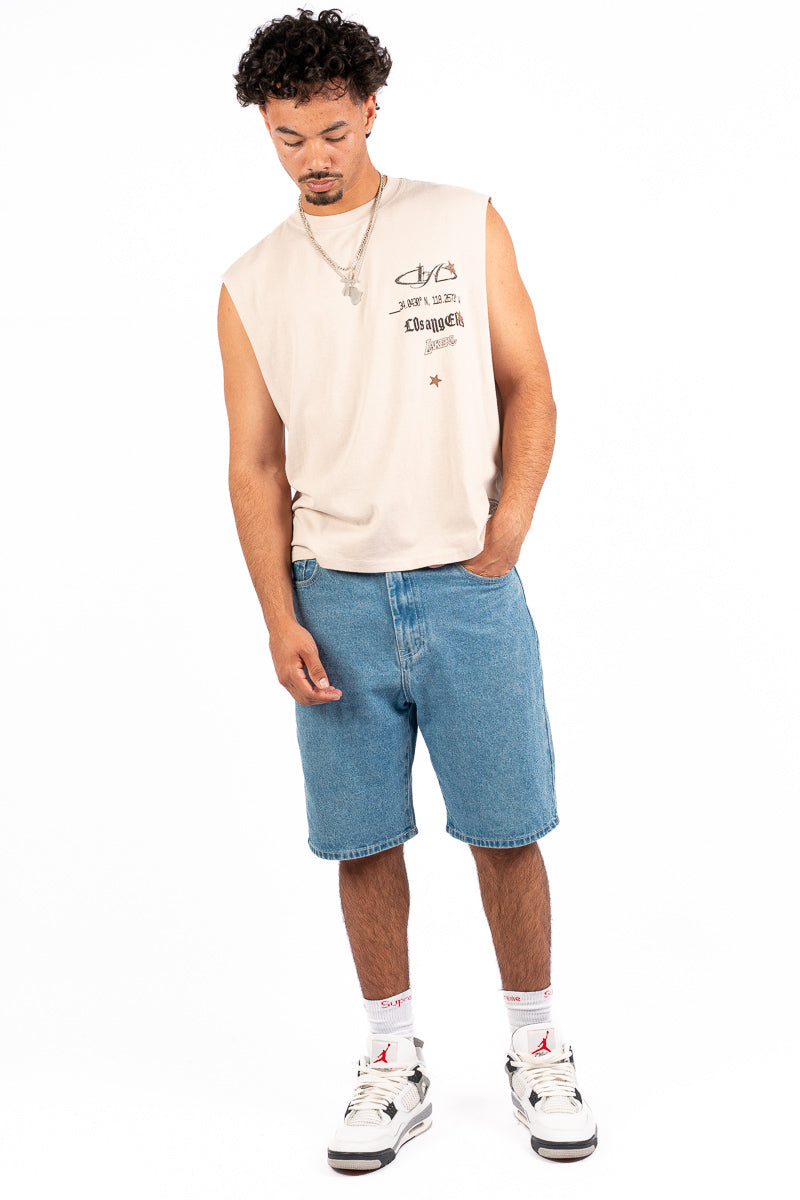 LA Lakers Flyer Boxy Muscle Tank