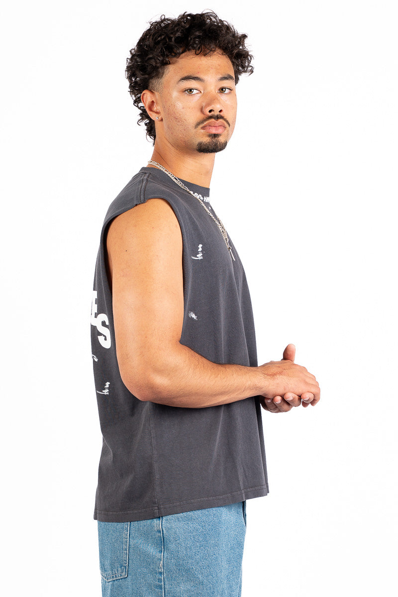 LA Lakers Boxy Muscle Tank