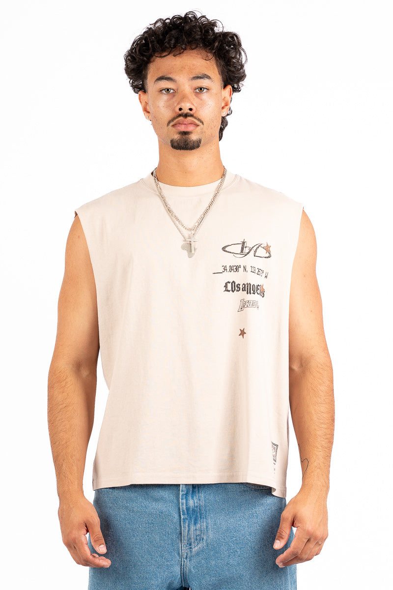 LA Lakers Flyer Boxy Muscle Tank