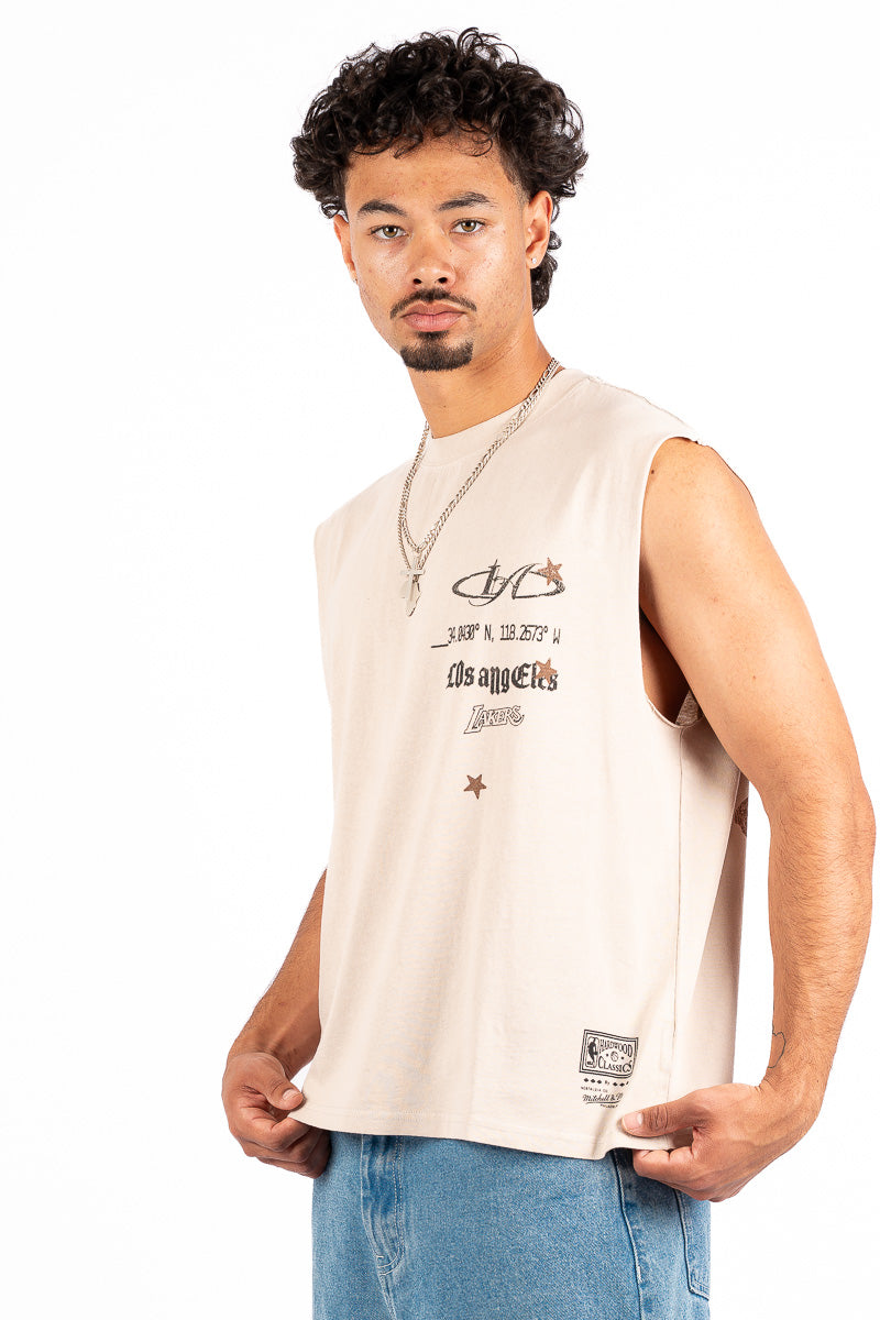 LA Lakers Flyer Boxy Muscle Tank