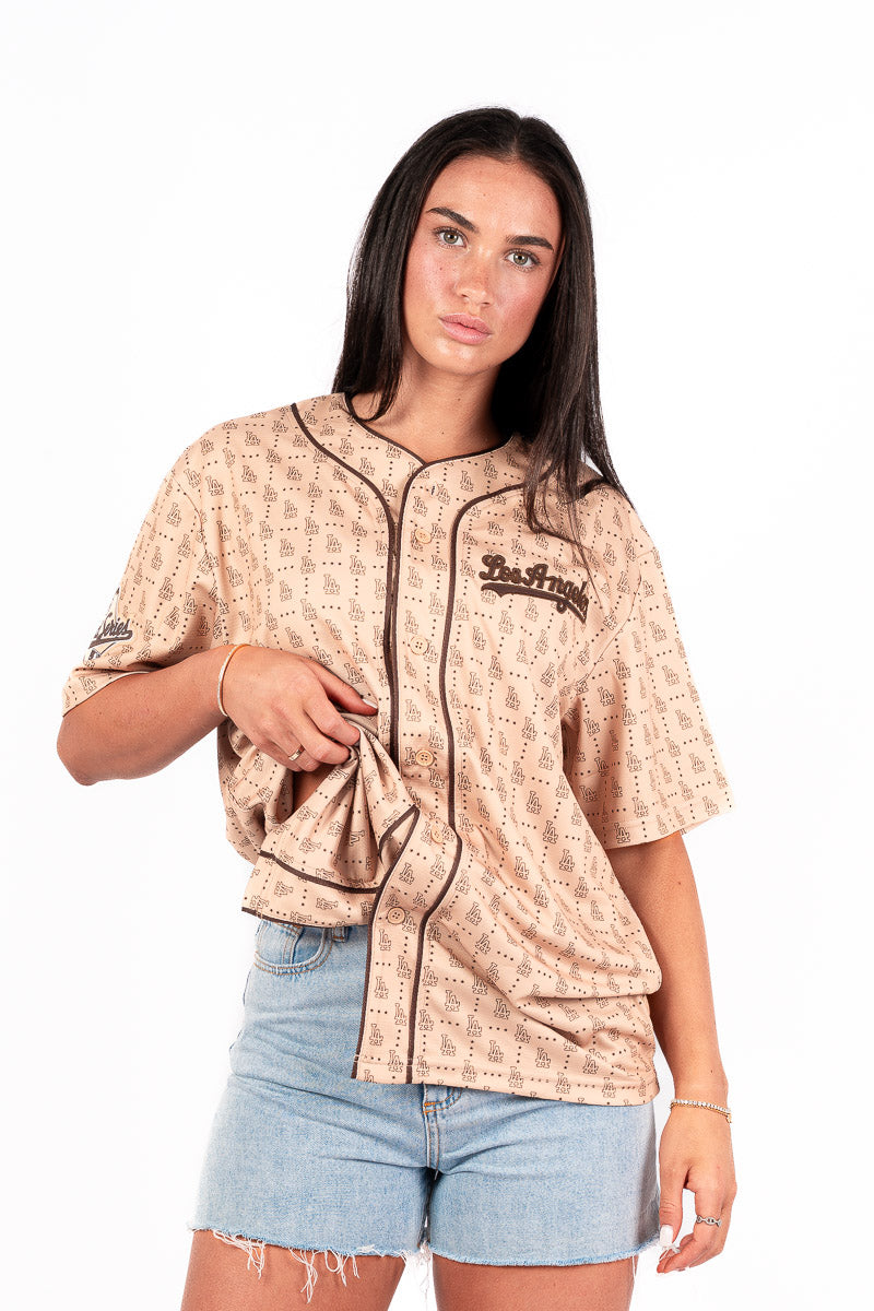 LA Dodgers MLB Monogram Jersey Womens