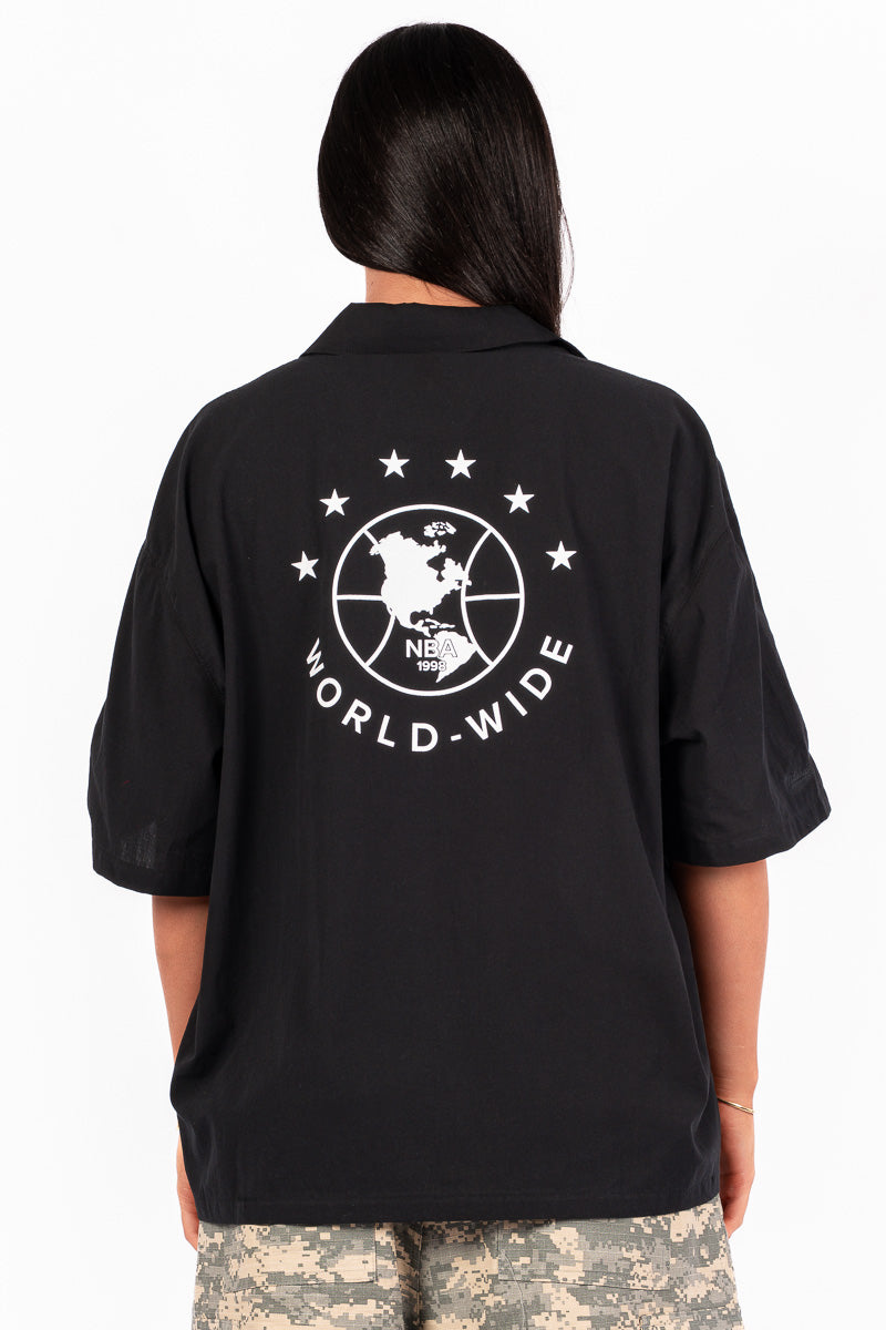 Chicago Bulls World Wide Button Up Shirt