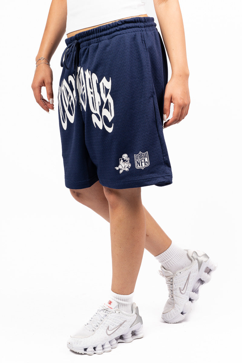 Cowboys Style Logo Mesh Shorts