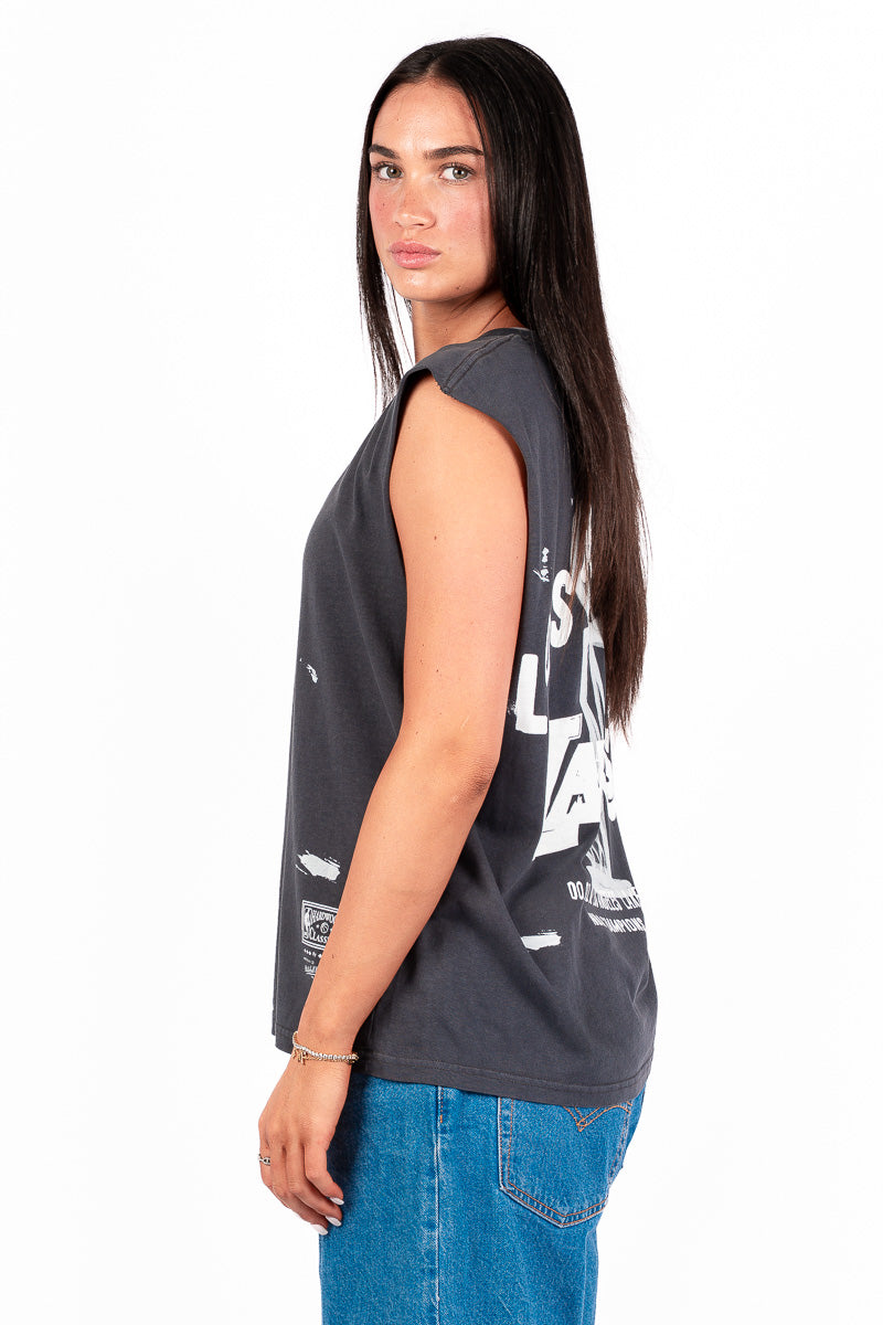 LA Lakers Boxy Muscle Top