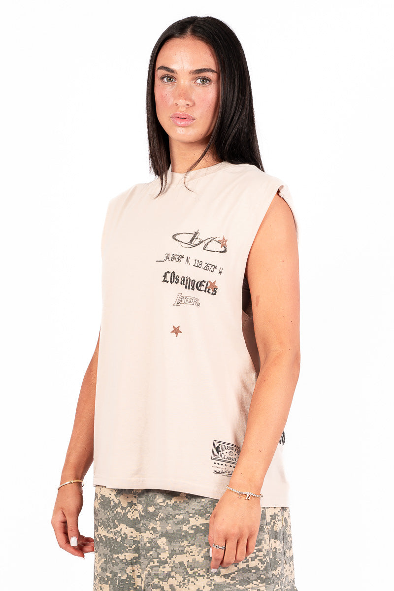LA Lakers Boxy Muscle Top
