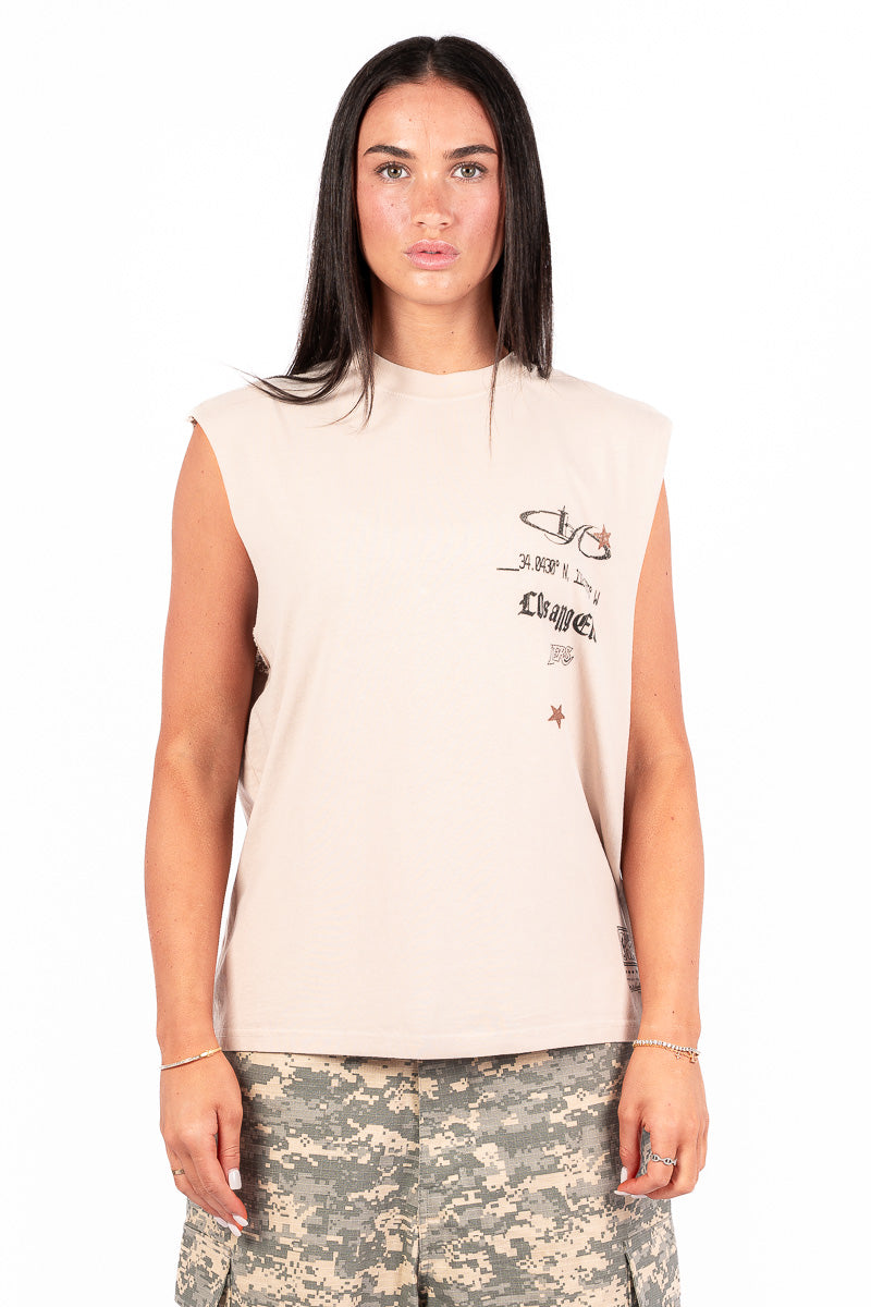 LA Lakers Boxy Muscle Top