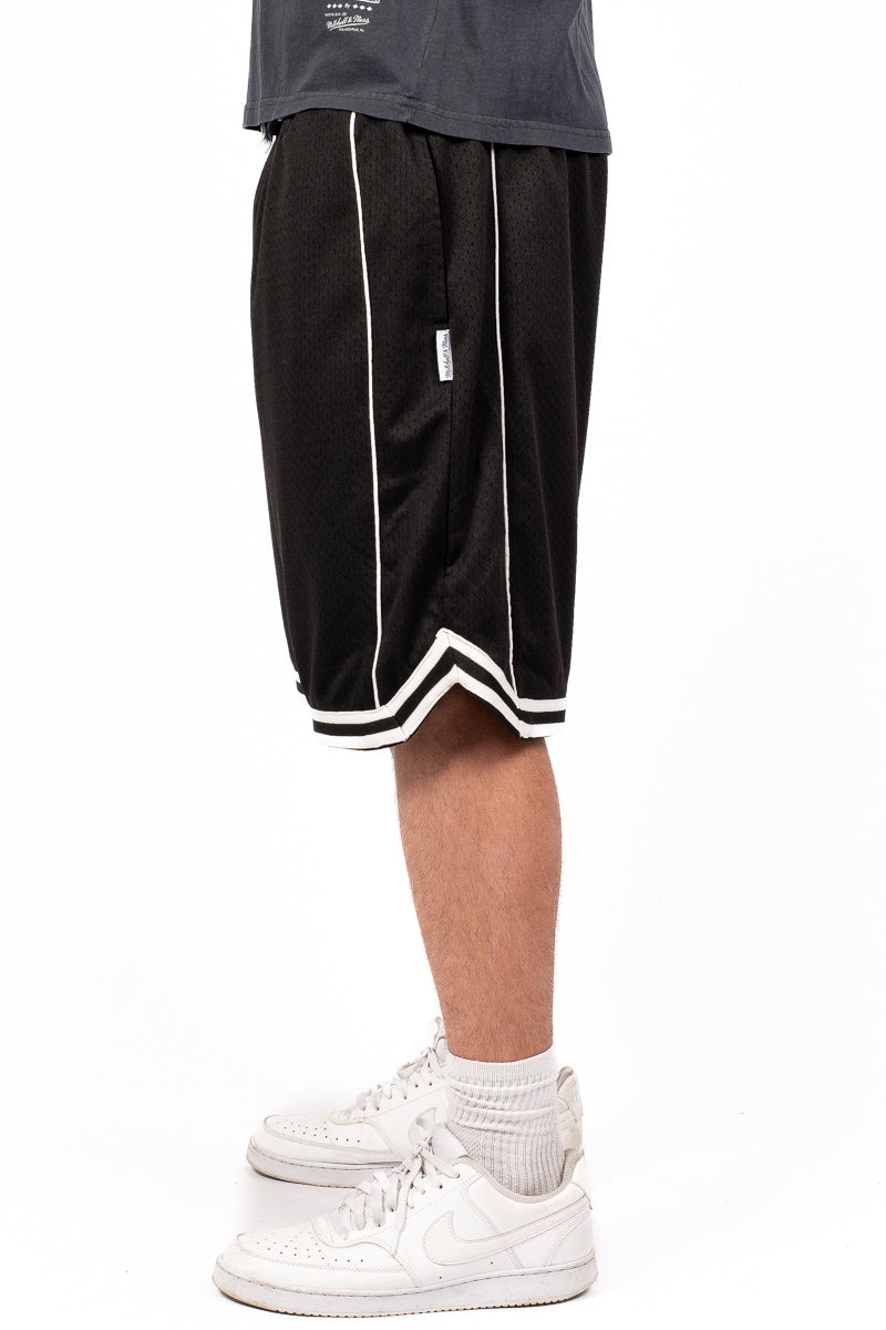 Authentic Goods Solid Black Mesh Shorts